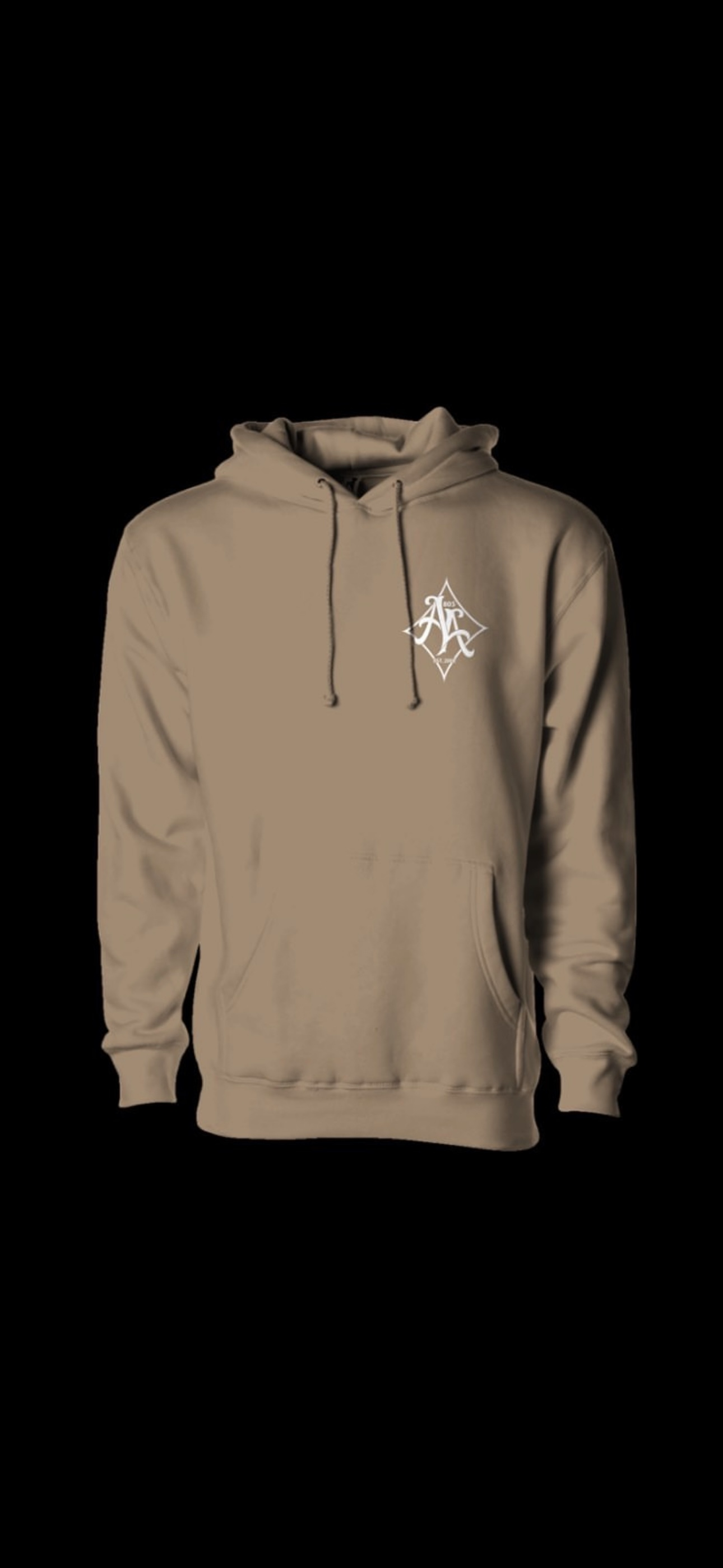 Taupe Me vs Myself Hoodie