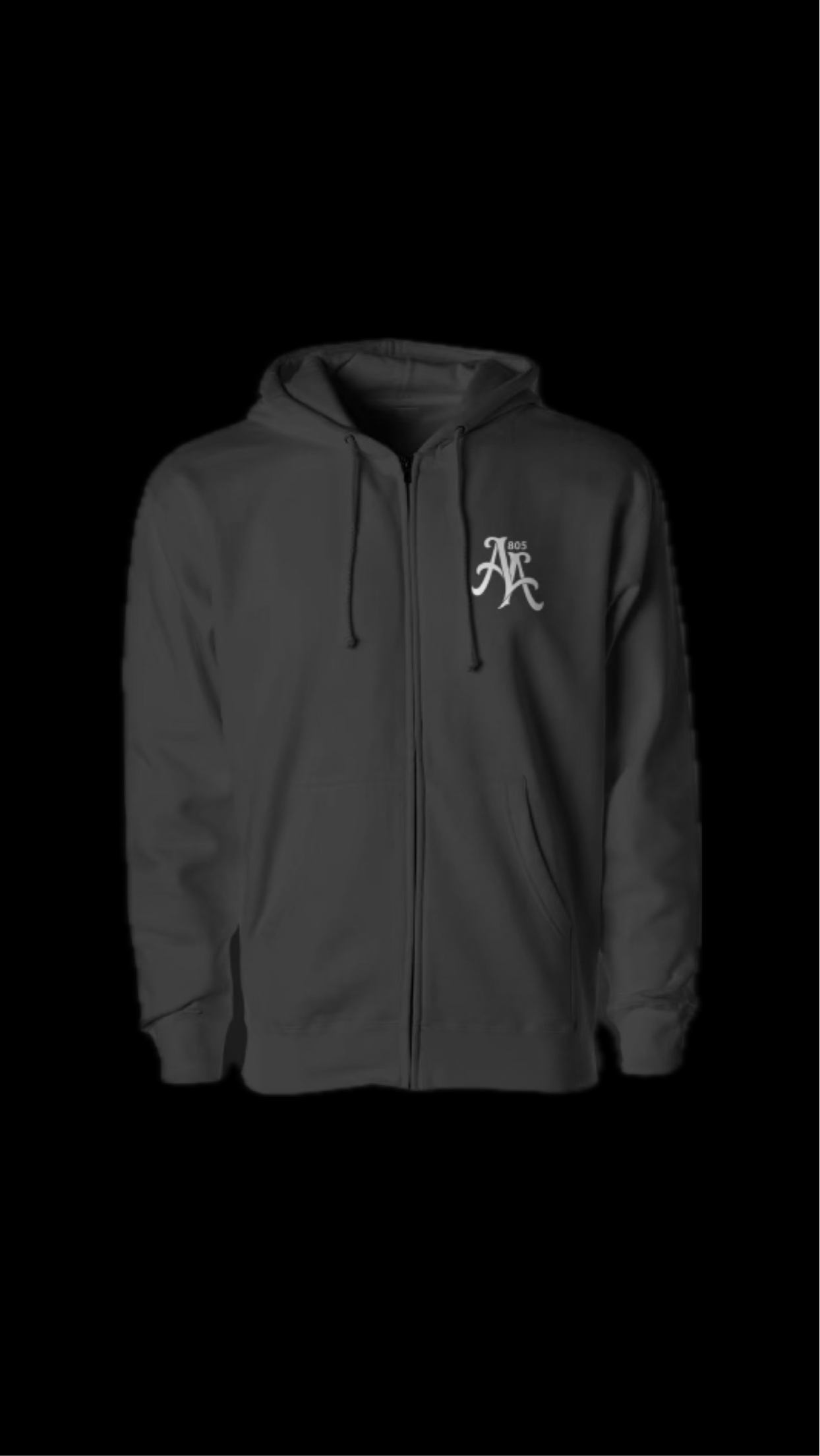 Black Money Motivated Zip Up