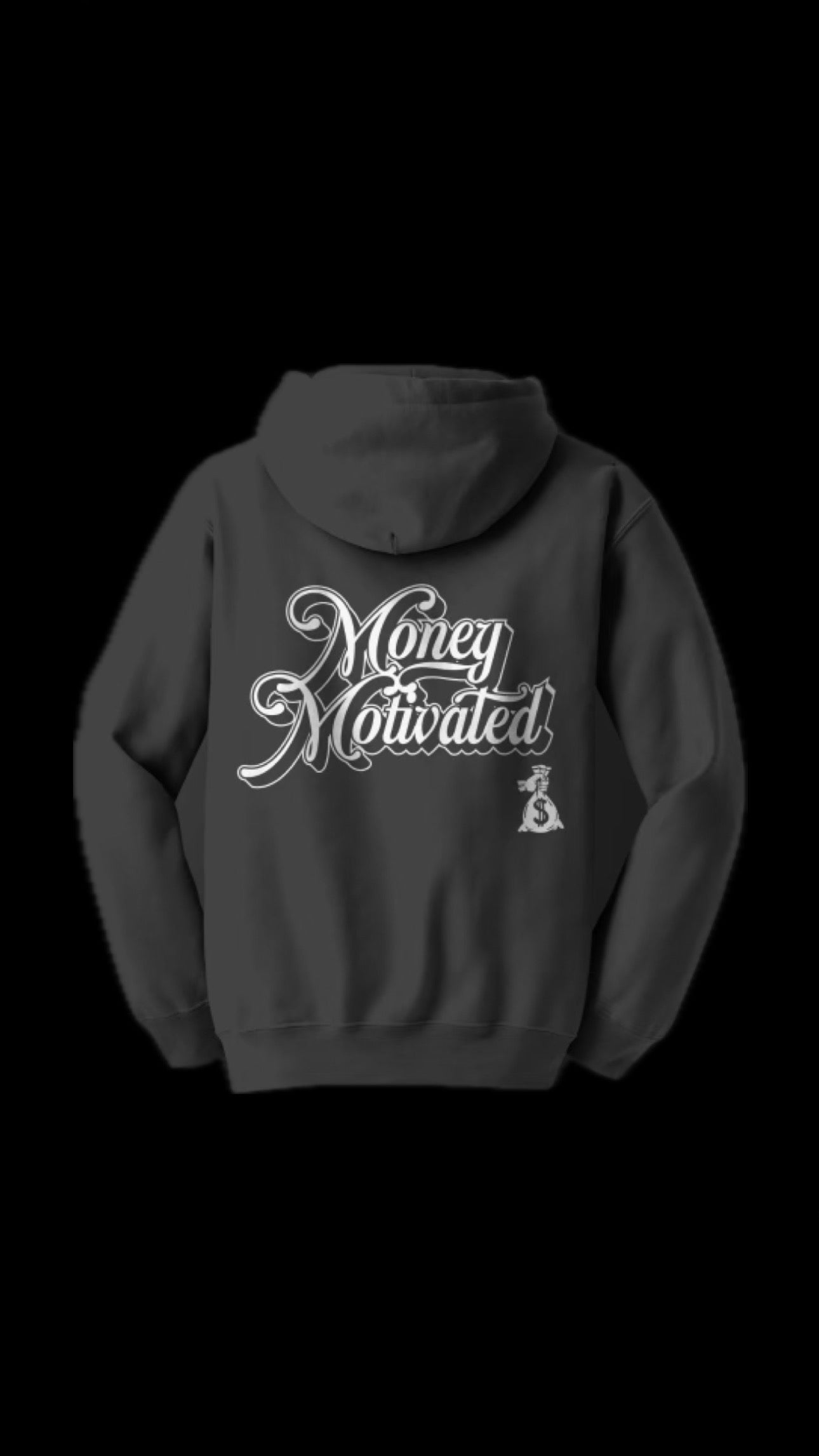 Black Money Motivated Zip Up